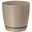 Горщик для квітів Form-Plastic Тоскана кругла-19 4.4 л бежевий (0744-002) - мініатюра 1