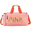 Спортивная сумка FG240502011A, 50×23×20 см 2 отделения, наружный карман, молния, розовая - миниатюра 1