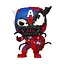 Фігурка Funko Pop Фанко Поп Марвел Карнаж Капітан Америка Marvel Carnage Captain America 10 см FP M CCA 1436 - мініатюра 3
