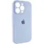 Чехол Epik Silicone Case Full Camera Protective AA для Apple iPhone 15 Pro 6.1 Голубой/Lilac Blue - миниатюра 2