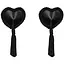Еротичні наклейки на соски з китицями Obsessive Tassel nipple covers чорні One size - мініатюра 2