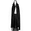 Плащ Черный бархат длинный - миниатюра 1