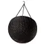 Уцінка. Горщик для рослин Keter Rattan hanging sphere з ланцюжком коричневий (7290106924567) - мініатюра 6