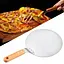 Лопатка для пиццы подставка Ø30.5 см из нержавеющей стали с деревянной ручкой, Kitchen Master 86534 - миниатюра 3