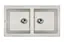 Кухонная мойка гранитная Miraggio Westeros white 875x504x199 00212102, Белый - миниатюра 1