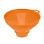 Воронка (лейка) Ø 15,5 см пластиковая с широким горлом на банку, Kitchette Оранжевый 86411 - миниатюра 7