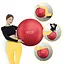 М'яч для фітнесу (фітбол) 4FIZJO 75 см Anti-Burst Red (P-5907739316356) - мініатюра 8