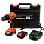 Шуруповерт GTM DSI18/60BL с ударом, 18V, 60Нм, 2x2Ah (DSI18/60BL) - миниатюра 1