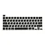Накладка на клавіатуру DK для Apple MacBook Pro 13" 2020 - 2022 USA силікон чорний (010309) - мініатюра 1