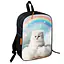 Рюкзак шкільний дитячий 36х27см з котиком на хмаринці, принтом кошеняти для хлопчика/дівчинки (00684) - мініатюра 1