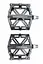 Педали велосипедные алюминиевые Mpeda AL-10 на промподшипниках Черный (G0000696) - миниатюра 2