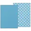 Папір з малюнком "Клітинка" А4(21х29,7см) двосторонній Блакитний 300г/м2 Heyda - мініатюра 1