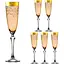 Набор бокалов для шампанского Lora Марика 200 мл 6 шт. NGC113SETCHAMP-D - миниатюра 1