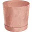Горщик для квітів Prosperplast Tubo P Beton Effect з підставкою 8 л терра (71006-624) - мініатюра 1