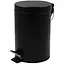 Відро для сміття кругле Zerix Solo-TC0107 Black 7 л Чорний (ZX5900)  - мініатюра 1