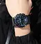 Годинник чоловічий наручний Skmei 1832 (Чорний з синім) - мініатюра 4