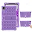 Чохол SoftGel Kids дитячий pop-it Samsung Galaxy Tab A9 SM X110 X115 X116 Фіолетовий - мініатюра 1