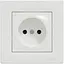 Розетка Schneider Electric ASFORA без заземлення біла (EPH3000121) - мініатюра 1