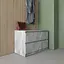 Комод Vays R-19 Бетон, 2 шухляди без ручок, ЛДСП, 80×40×53 см - для передпокою, спальні, вітальні - мініатюра 1