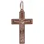 Золотой крест Харьковская ювелирная фабрика Распятие Христа. 101-М НВО - миниатюра 1