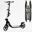 Самокат Best Scooter складаний 64х16х93-103 см Чорно-білий 000231310 - мініатюра 2
