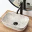 Умивальник Rea Camelia light stone накладний REA-U0362, Сірий - мініатюра 4