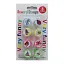 Набор штампиков Бабочка, Жук, Машина, Лодка, 25 мм, 8 шт., в блистере - миниатюра 1