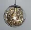 Підвісний світильник з прозорим плафоном кулею з флористичними мотивами Line.F Діаметр плафону 20 см - мініатюра 2