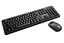 Комплект бездротовий Canyon SET-W20, чорний, клавіатура (104 клавіші, тихі перемикачі, 13 мультимедіа-функцій) + миша - мініатюра 1