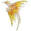 Брошь Птица Феникс брошь-булавка (494693362) - миниатюра 1