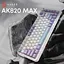 Клавиатура Ajazz AK820 MAX Magnetic Switch Purple/White/Blue RGB (AK820MAX-WM-PWB) [142199] - миниатюра 3