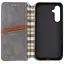 Кожаный чехол-книжка Getman Cubic (PU) для Samsung Galaxy A26 5G Серый - миниатюра 4
