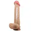 Фалоімітатор Baile Sliding Skin Bendable 10.2'' 26 см тілесний - мініатюра 2