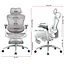 Офісне крісло Sihoo DORO C300 Pro Mesh White with footrest (DORO-C300-PRO-M102-JT) - мініатюра 15