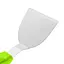 Шпатель скребок лопатка для теста из нержавеющей стали с пластиковой ручкой 25 см, Kitchen Master Салатовый 85286 - миниатюра 6