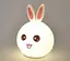 Детский силиконовый ночник Заяц Rabbit Silicone Lamp LY-271 аккумуляторный светильник игрушка для сна - миниатюра 9