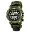 Годинник чоловічий спортивний наручний Skmei 1283 з паракордовим ремінцем (Зелений) - мініатюра 1