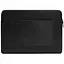 Кожаный чехол BlankNote для ноутбука на молнии с хлястиком и карманом Черный - миниатюра 1