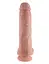 Фаллоимитатор King Cock 11" 29 см телесный - миниатюра 4