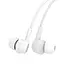 Проводные наушники Hoco M50 с микрофоном, вакуумные, 3.5мм, 1.2м, Белый - миниатюра 2