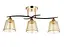 Люстра декоративная V 6099-3 FG+BK - миниатюра 1