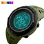 Годинник чоловічий спортивний з компасом Skmei 1254 Compass (Зелений) - мініатюра 4