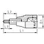 Головка торцева Wurth 1/2" з насадкою HEX SW14x60 Zebra (071513714) - мініатюра 2