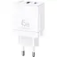 Сетевое зарядное устройство Usams T58 US-CC178 GaN 45W White (CC178TC02) [139645] - миниатюра 1