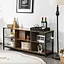 Тумба под ТВ Costway Ketrin в стиле Loft - миниатюра 7