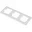 Рамка Brille для розетки ZB-3F wh - миниатюра 2