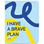 Блокнот для планирования Orner I have a brave plan патриотический голубой - миниатюра 1