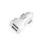Автомобільний зарядний пристрій Hoco Z2A two-port car charger 2USB 2.4A Білий - мініатюра 1