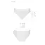 Трусики с прозрачной вставкой Passion PS006 Panties white L - миниатюра 3