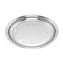 Круглый поднос из нержавеющей стали диаметр 30 см, Interos Серебристый 87712 - миниатюра 1
